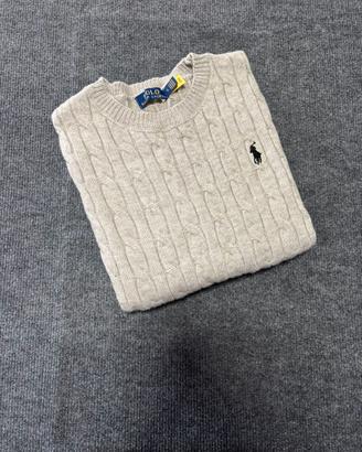 Maglione Polo Ralph Lauren Trecce Grigio - S - NUO