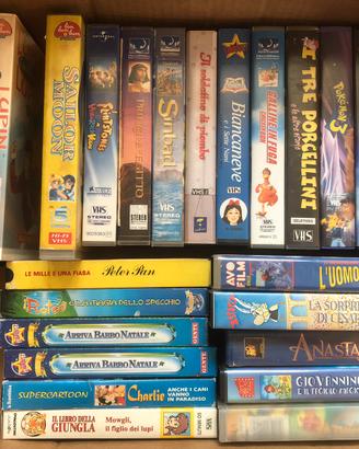 VHS Cartoni Animati vari