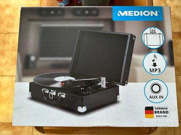 MEDION Giradischi E65799 Bluetooth e Valogetta