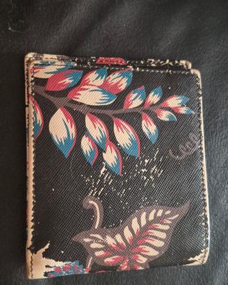 Portafoglio originale Prada Floral Bi-fold