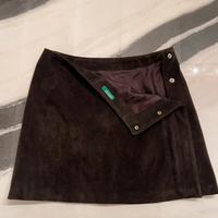Gonna in pelle Benetton