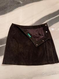 Gonna in pelle Benetton