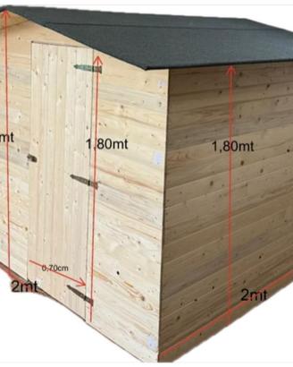 CASETTA IN LEGNO DA GIARDINO