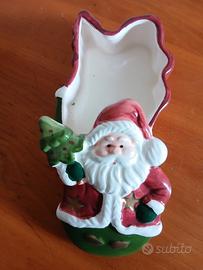 Scatola ceramica Babbo Natale