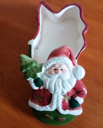 Scatola ceramica Babbo Natale