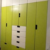 cameretta armadio Ikea bicolore stuva