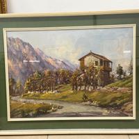 Paesaggio di G. Gervasoni 1970 con cornice