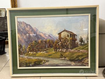 Paesaggio di G. Gervasoni 1970 con cornice