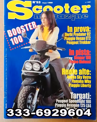RIVISTA SCOOTER MAGAZINE n. 53 GIUGNO 1999