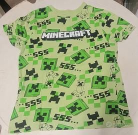 T-shirt minecraft 8/9 anni