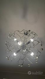 Lampadario moderno + 2 lampade abbinate