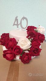 torta scenografica rose