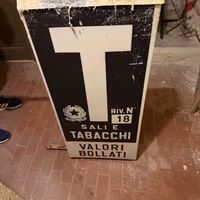 Insegna sali e tabacchi vintage