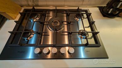 piano cottura 5 fuochi Whirlpool 