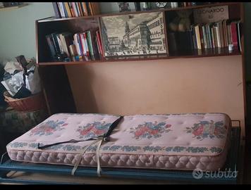 VINTAGE '60 LETTO A SCOMPARSA VANI E LIBRERIA