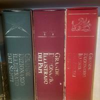 3 libri grande dizionario illustrato dei papi