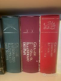 3 libri grande dizionario illustrato dei papi