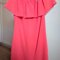 ✨ Abito corto Elisabetta Franchi – colore corallo 