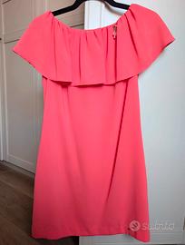 ✨ Abito corto Elisabetta Franchi – colore corallo 
