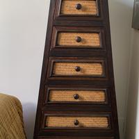 Cassettiera + mobiletto etnico