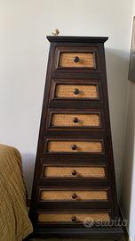 Cassettiera + mobiletto etnico