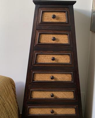 Cassettiera + mobiletto etnico