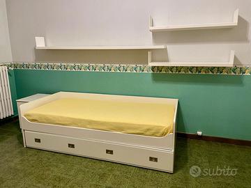 Letto singolo con letto a scomparsa