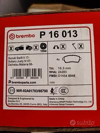 KIT PASTIGLIE FRENI ANTERIORI BREMBO