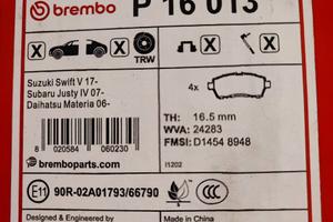 KIT PASTIGLIE FRENI ANTERIORI BREMBO