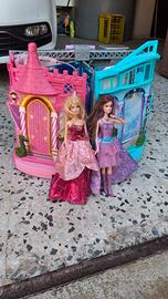 palcoscenico barbie con pop star e principessa