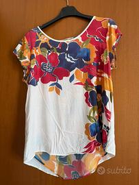 Maglia desigual stampa fiori