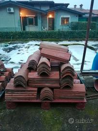 coppi in cotto rosso naturale dimensione cm 18x45