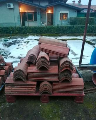 coppi in cotto rosso naturale dimensione cm 18x45