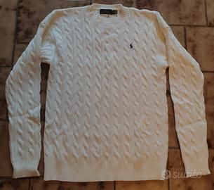 maglione ralph lauren bianco L