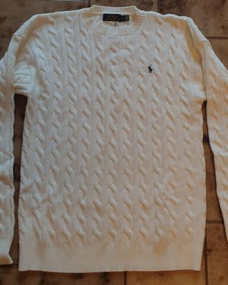 maglione ralph lauren bianco L