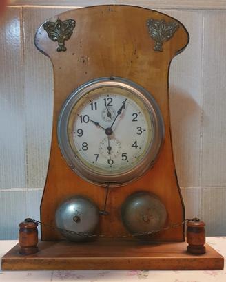 orologio antico con due campane da scrivania
