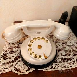 Telefono d'epoca in bachelite avorio anni '50