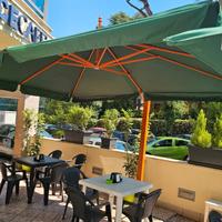 Ombrellone 3x4 Palo Laterale in Legno Massello New