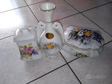 set tre pezzi porcellana Limoges 