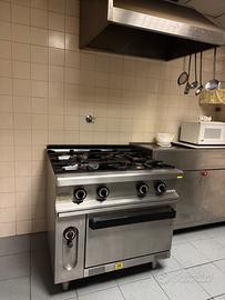 Cucina Professionale INOX - Stufa