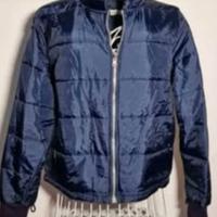 Giubbotto donna blu primaverile