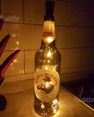 Bottiglia Lampada Moretti a Batteria