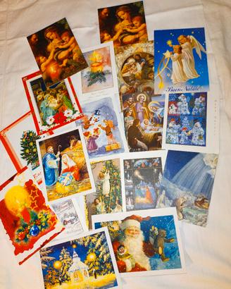 22 cartoline d'auguri  