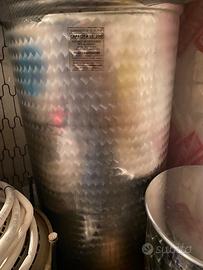 Contenitore per olio/vino acciaio inox 200 litri