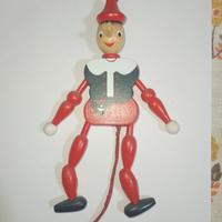 Marionetta burattino di pinocchio in legno H 20 cm