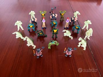 Lotto 25 Mini Figure Tartarughe Ninja TMNT