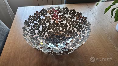 Centrotavola acciaio design