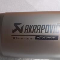 scarico akrapovic honda cbr fireblade 2024 