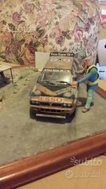 Diorama lancia delta rally grifone plastico