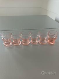 Bicchierini per liquori vintage anni 50